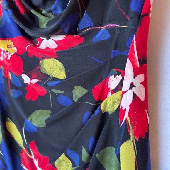 Lauren Ralph Lauren Colorful Floral Dress Size 10P - Picture 6 of 11
